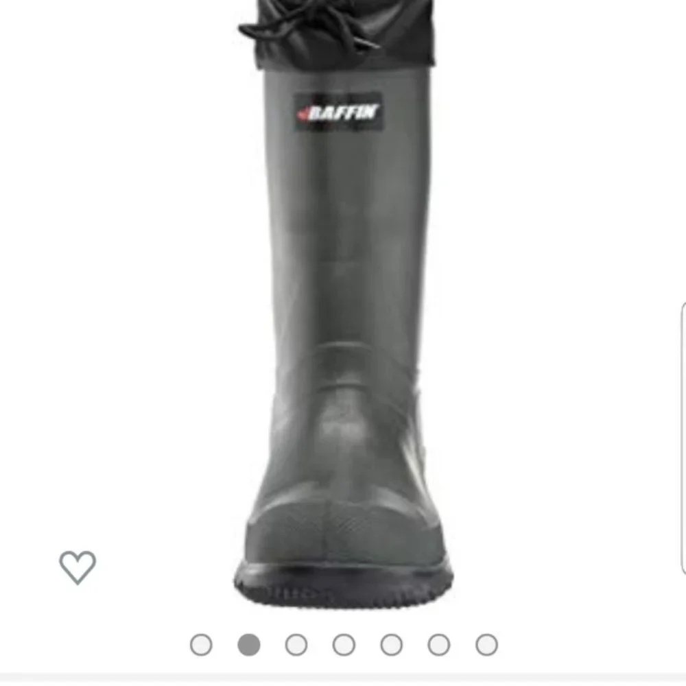 Baffin Black and Green Rain & Snow Boots